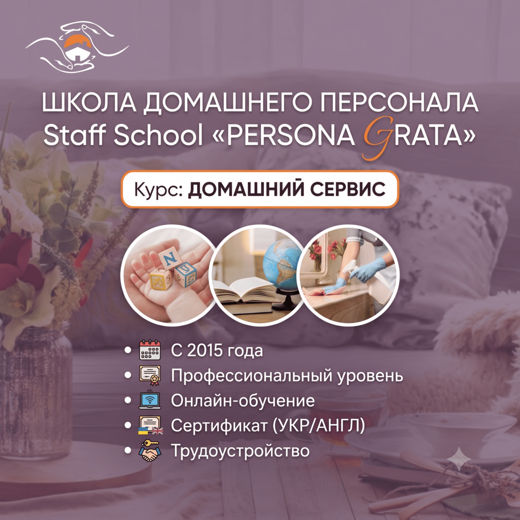 Школа домашнего персонала Staff School PERSONA GRATA